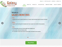 Tablet Screenshot of galaxylaboratories.com